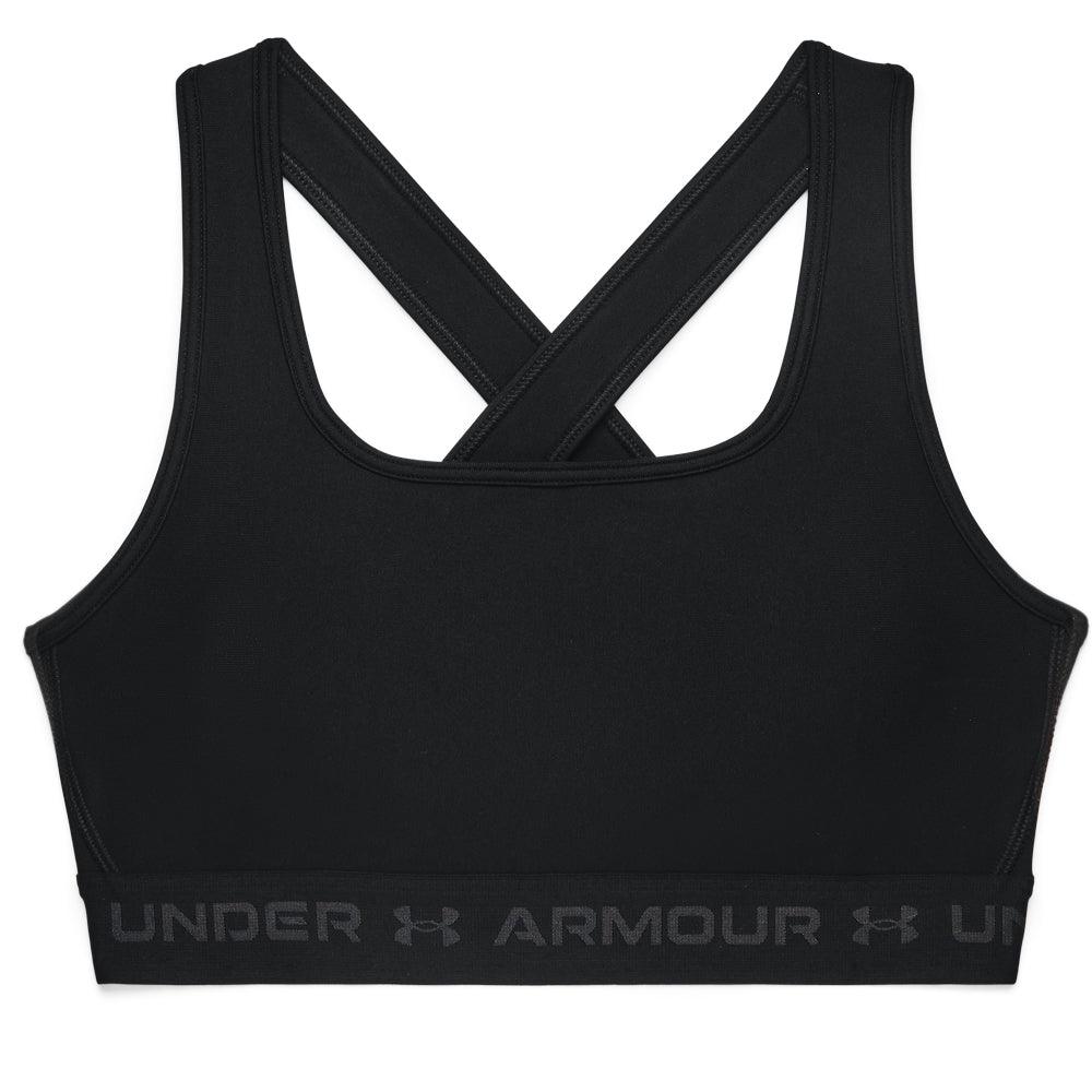 UNDER ARMOUR - טופ אימון Mid Crossback בצבע שחור - MASHBIR//365