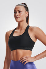 UNDER ARMOUR - טופ אימון Mid Crossback בצבע שחור - MASHBIR//365