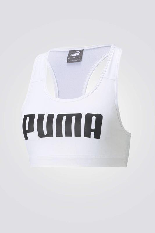 PUMA - טופ אימון Mid Impact בצבע לבן - MASHBIR//365