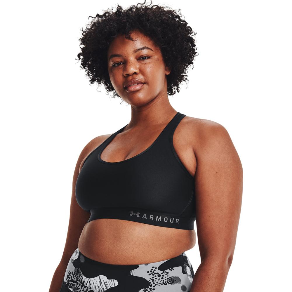 UNDER ARMOUR - טופ אימון Mid Sports בצבע שחור - MASHBIR//365