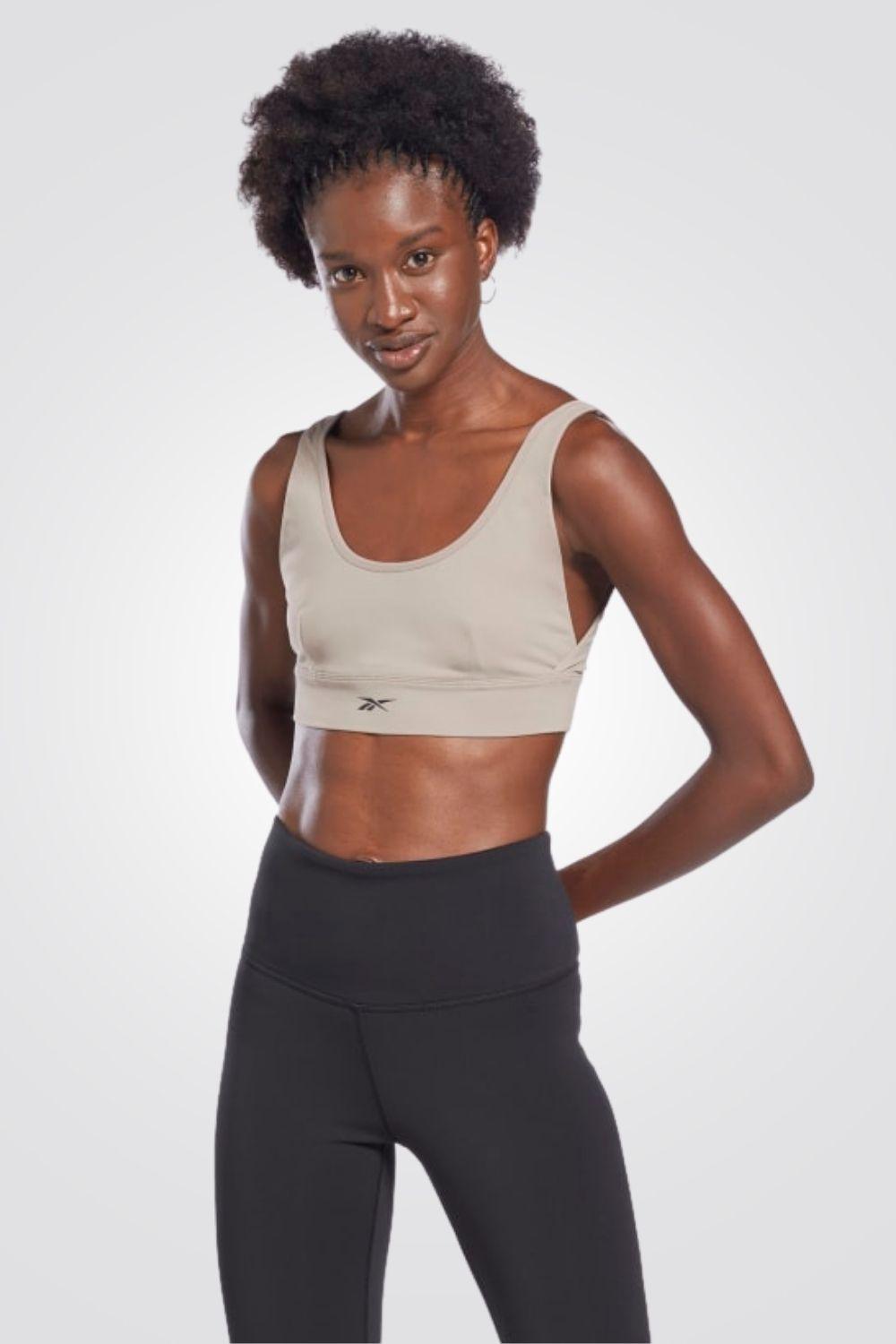 REEBOK - טופ אימון Minimalist בצבע בז' - MASHBIR//365