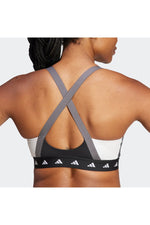 ADIDAS - טופ אימון POWERIMPACT TRAINING בצבע שחור אפור ולבן - MASHBIR//365