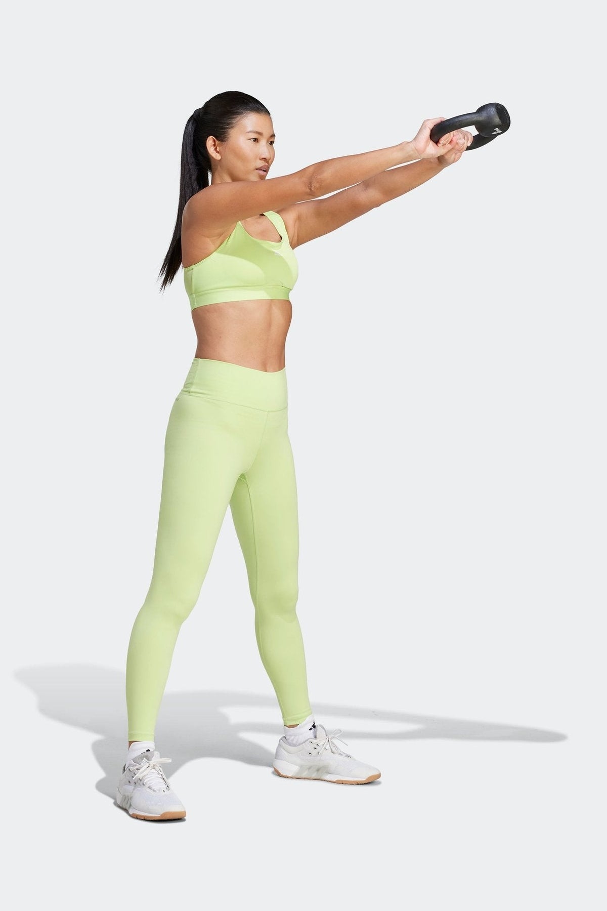 ADIDAS - טופ אימון PULLIM PWR בצבע ירוק זוהר - MASHBIR//365