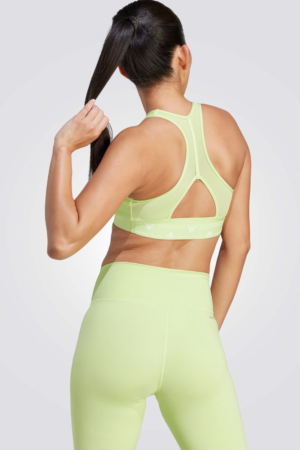 ADIDAS - טופ אימון PULLIM PWR בצבע ירוק זוהר - MASHBIR//365