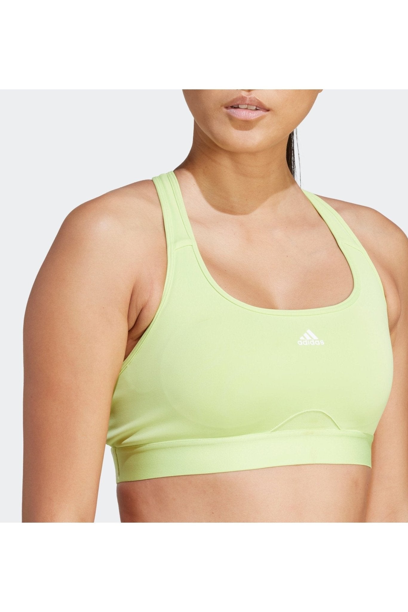 ADIDAS - טופ אימון PULLIM PWR בצבע ירוק זוהר - MASHBIR//365