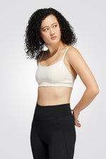 ADIDAS - טופ אימון YOGA STUDIO בצבע לבן - MASHBIR//365