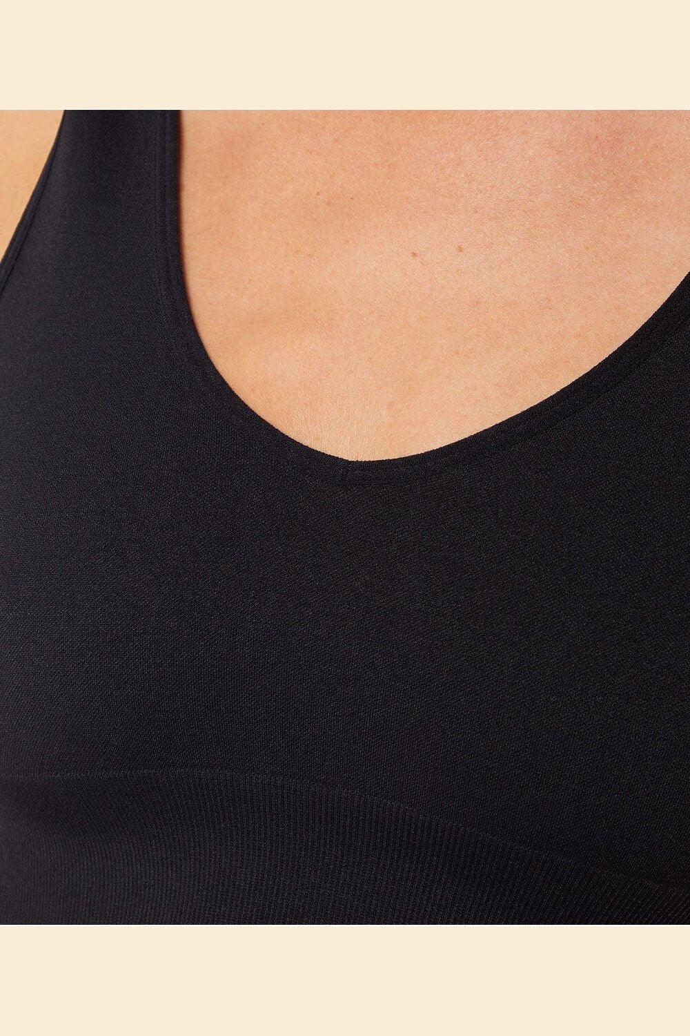 ETAM - טופ דו צדדי INFINITY בצבע שחור - MASHBIR//365