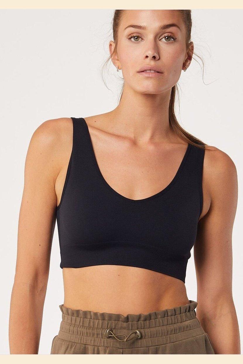 ETAM - טופ דו צדדי INFINITY בצבע שחור - MASHBIR//365