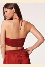 ETAM - טופ קשירה OSCAR בורדו - MASHBIR//365