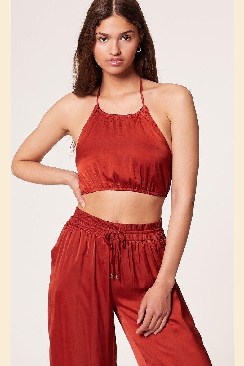 ETAM - טופ קשירה OSCAR בורדו - MASHBIR//365