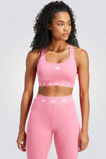 ADIDAS - טופ Powerreact Training בצבע ורוד - MASHBIR//365