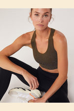 ETAM - טופ ספורטיבי PODIUM ירוק זית - MASHBIR//365