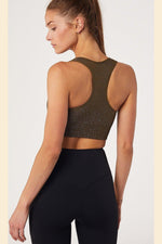 ETAM - טופ ספורטיבי PODIUM ירוק זית - MASHBIR//365