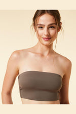 ETAM - טופ סטרפלס 24 HOURS חאקי - MASHBIR//365