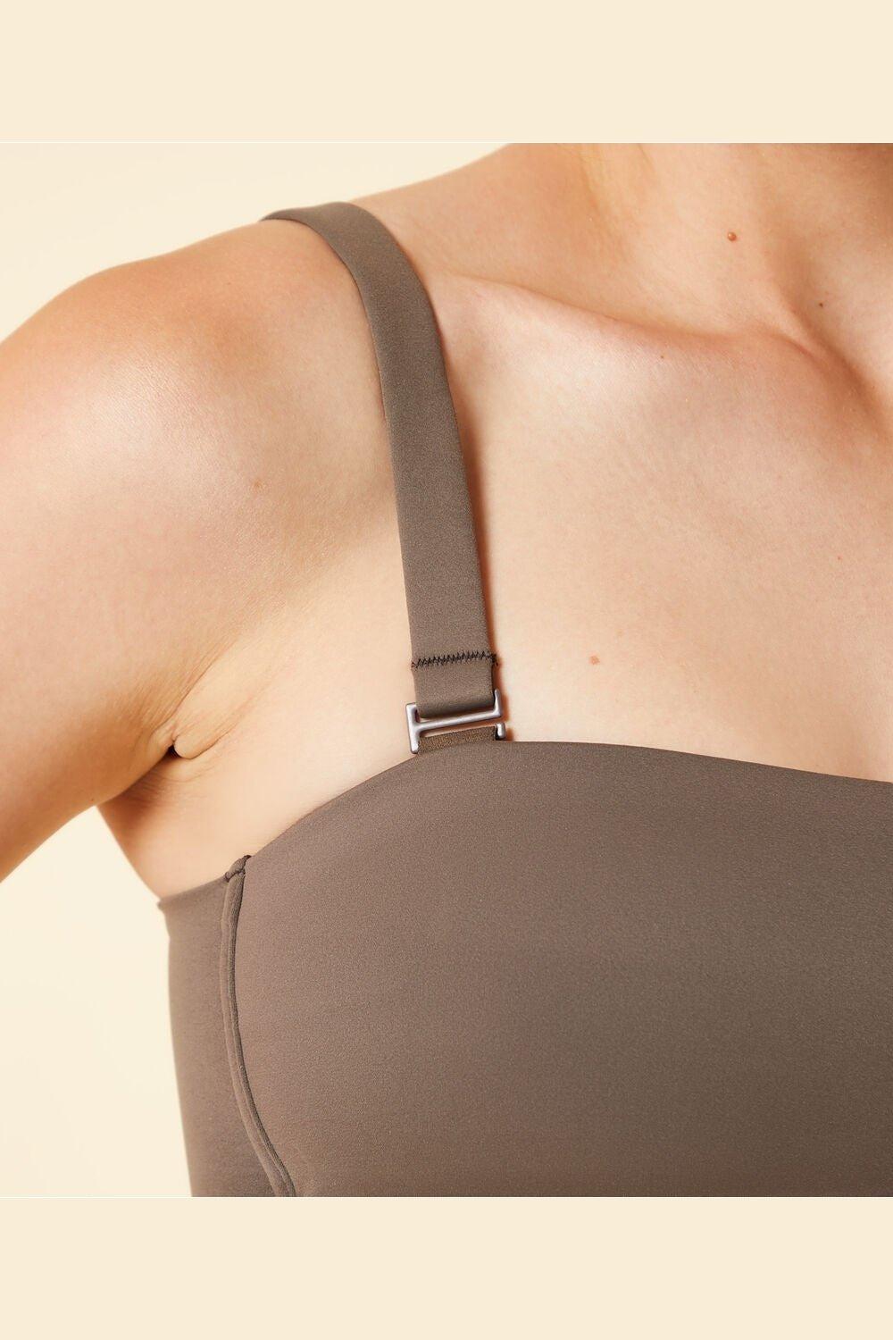 ETAM - טופ סטרפלס 24 HOURS חאקי - MASHBIR//365