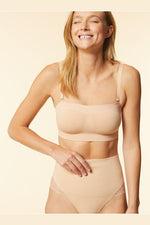 ETAM - טופ סטרפלס מעצב POWER ניוד - MASHBIR//365