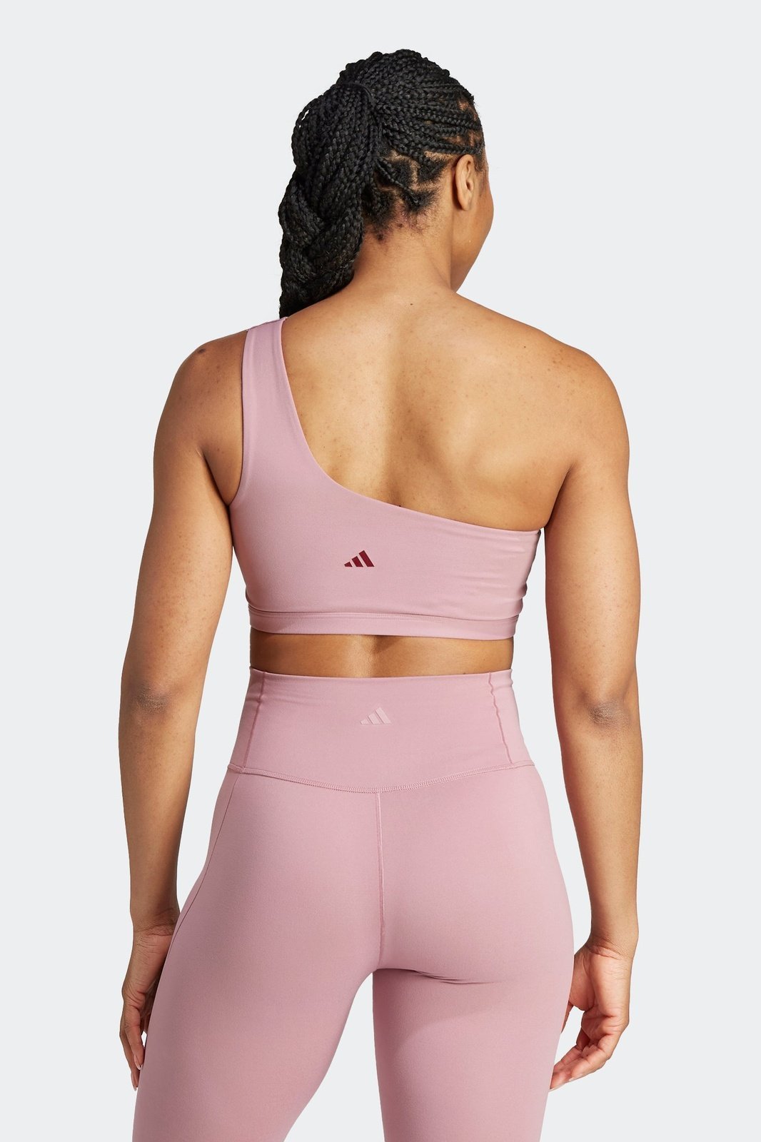 ADIDAS - טופ תמיכה קלה YOGA STUDIO בצבע ורוד - MASHBIR//365