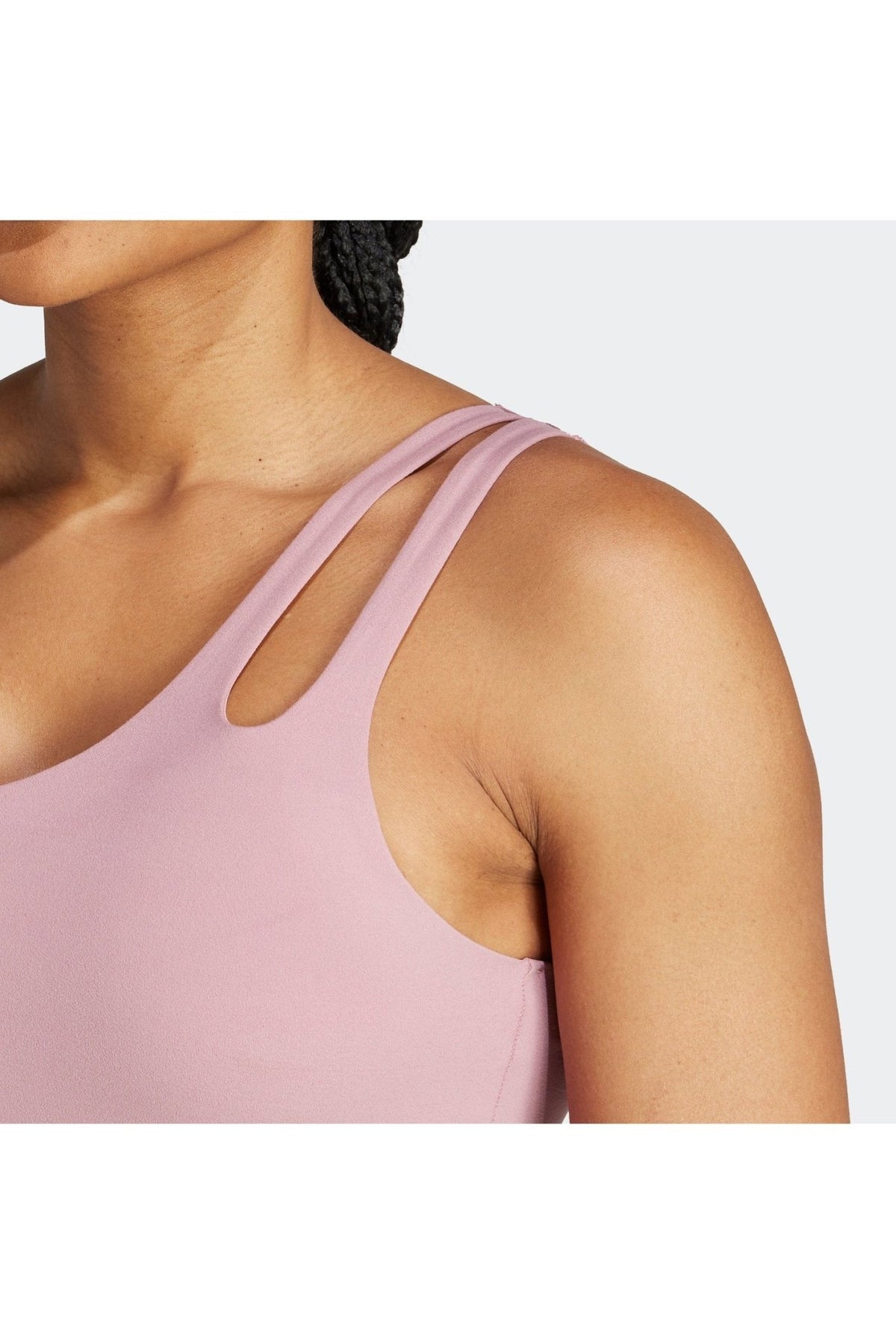 ADIDAS - טופ תמיכה קלה YOGA STUDIO בצבע ורוד - MASHBIR//365