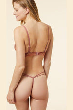 ETAM - חוטיני חוט תחרה KARAT כתום אפרסק - MASHBIR//365