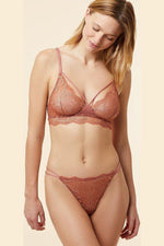 ETAM - חוטיני חוט תחרה KARAT כתום אפרסק - MASHBIR//365