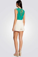 MORGAN - חולצה אלגנטית בצבע ירוק - MASHBIR//365