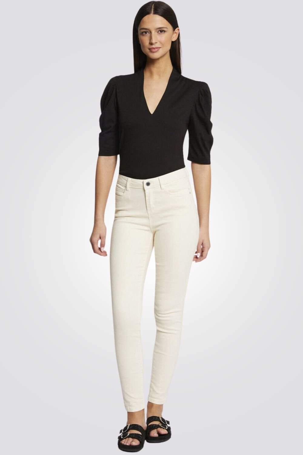 MORGAN - חולצה אלגנטית בצבע שחור - MASHBIR//365