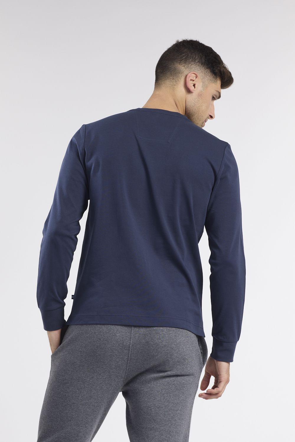 NAUTICA - חולצה ארוכה בצבע נייבי - MASHBIR//365