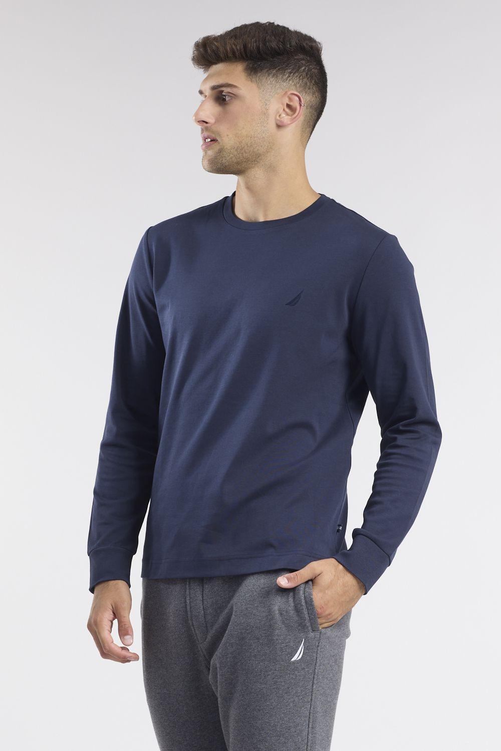 NAUTICA - חולצה ארוכה בצבע נייבי - MASHBIR//365