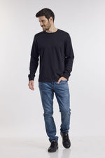 NAUTICA - חולצה ארוכה בצבע שחור - MASHBIR//365