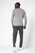 DELTA - חולצה ארוכה דקה לגבר בצבע אפור - MASHBIR//365