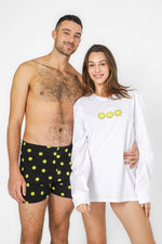 DELTA - חולצה ארוכה דקה צווארון עגול יוניסקס ®SMILEYWORLD - MASHBIR//365