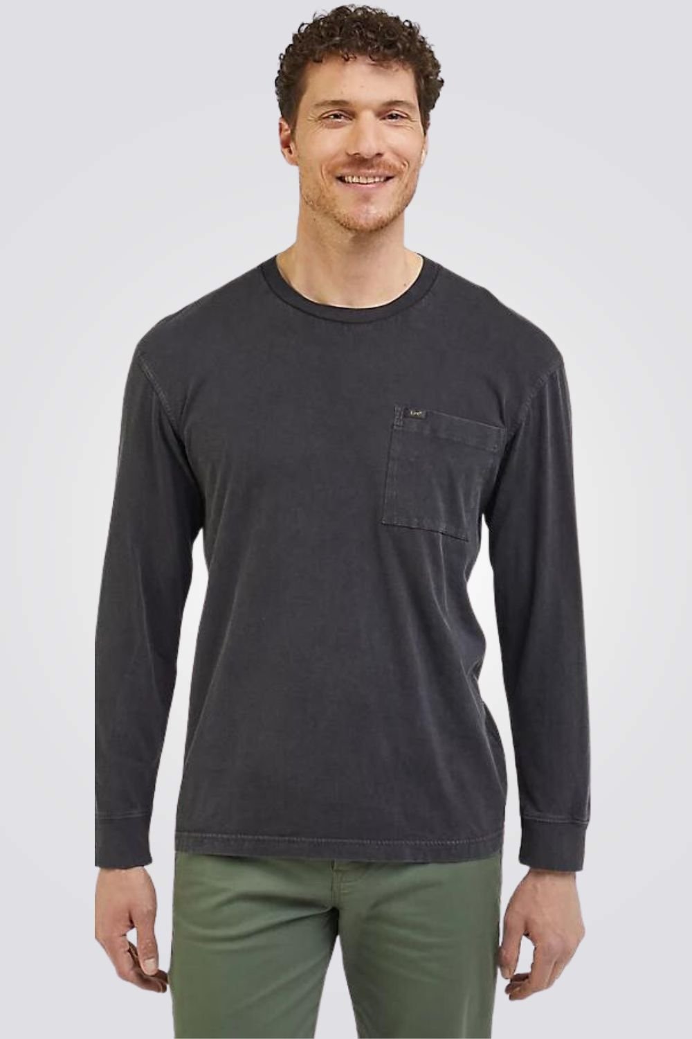 LEE - חולצה ארוכה לגברים LS POCKET בצבע שחור - MASHBIR//365