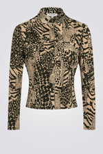 MORGAN - חולצה ארוכה לנשים עם הדפס - MASHBIR//365