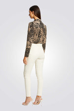 MORGAN - חולצה ארוכה לנשים עם הדפס - MASHBIR//365