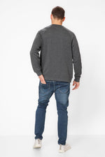 Tommy Hilfiger - חולצה ארוכה עם הדפס גרפי בצבע אפור - MASHBIR//365