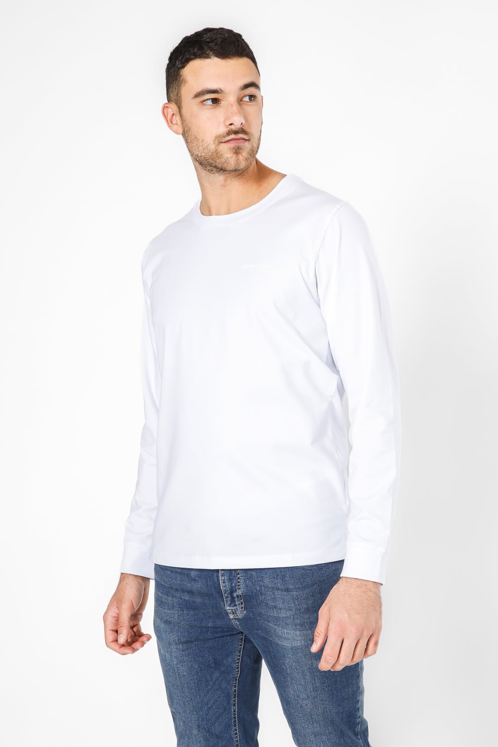 KENNETH COLE - חולצה ארוכה עם לוגו - MASHBIR//365