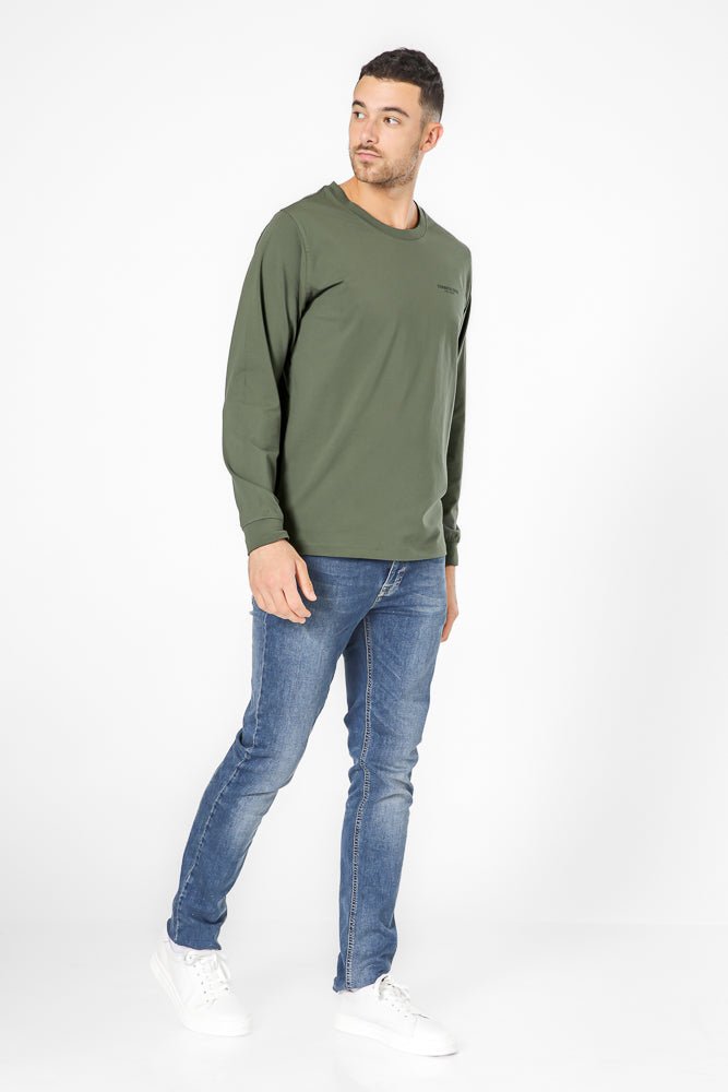 KENNETH COLE - חולצה ארוכה עם לוגו - MASHBIR//365