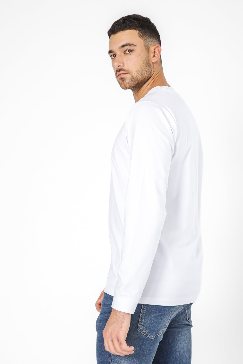 KENNETH COLE - חולצה ארוכה עם לוגו - MASHBIR//365