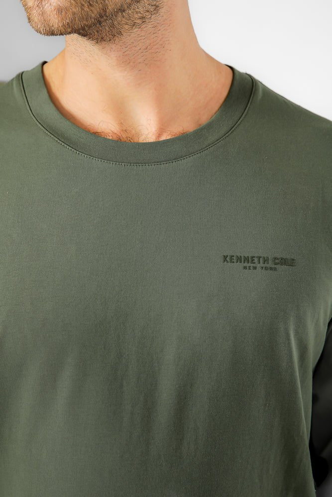 KENNETH COLE - חולצה ארוכה עם לוגו - MASHBIR//365