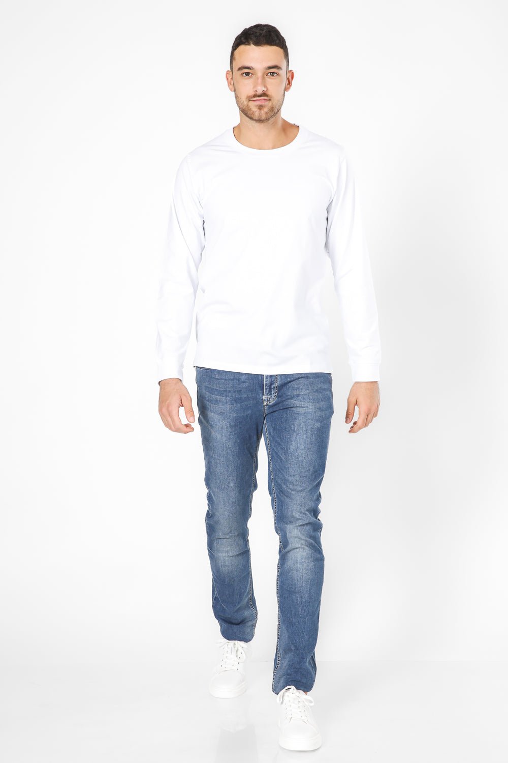 KENNETH COLE - חולצה ארוכה עם לוגו - MASHBIR//365