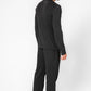 DELTA - חולצה ארוכה צווארון וי SLIM בצבע שחור - MASHBIR//365 - 2