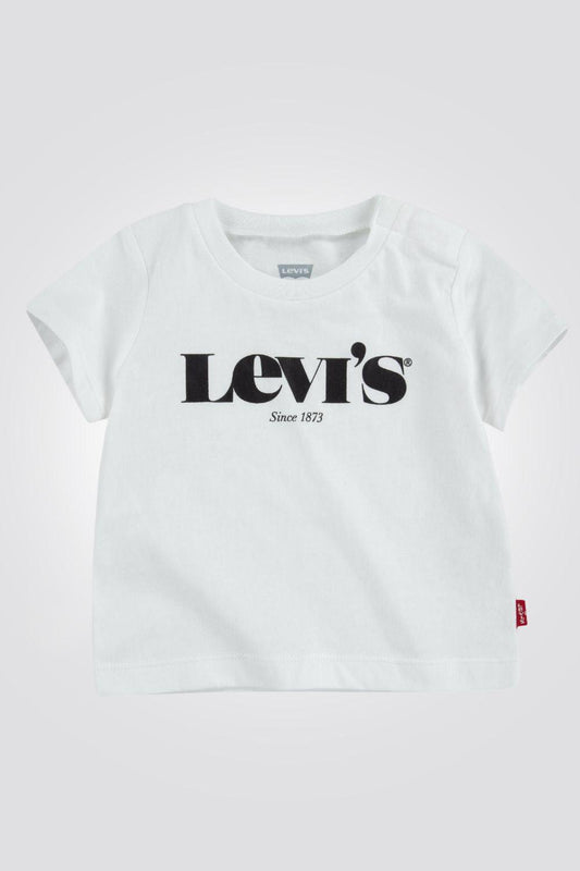 LEVI'S - חולצה בצבע לבן ילדים - MASHBIR//365