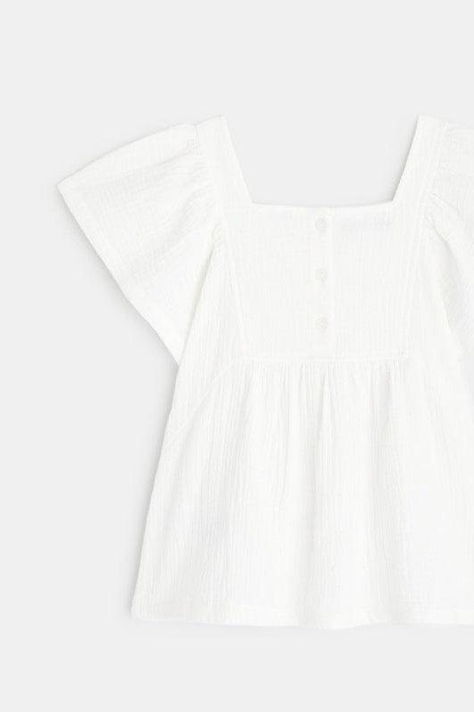 OKAIDI - חולצה בצבע לבן לילדות - MASHBIR//365