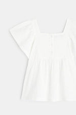 OKAIDI - חולצה בצבע לבן לילדות - MASHBIR//365