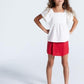 OKAIDI - חולצה בצבע לבן לילדות - MASHBIR//365 - 5