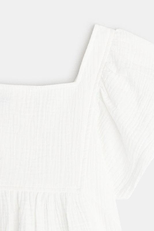 OKAIDI - חולצה בצבע לבן לילדות - MASHBIR//365
