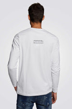 EMPORIO VALENTINI - חולצה בצבע לבן עם הדפס דולרים - MASHBIR//365