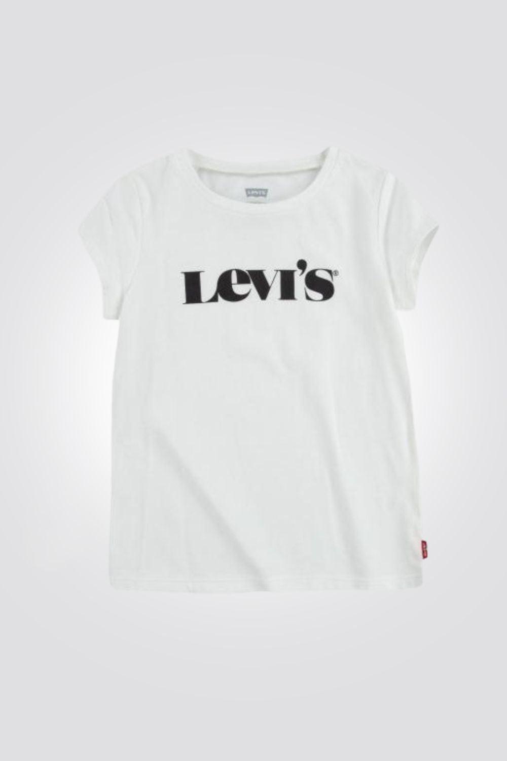 LEVI'S - חולצה בצבע לבן נוער - MASHBIR//365