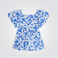 OKAIDI - חולצה פרחונית בצבע כחול לילדות - MASHBIR//365 - 5