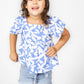 OKAIDI - חולצה פרחונית בצבע כחול לילדות - MASHBIR//365 - 3